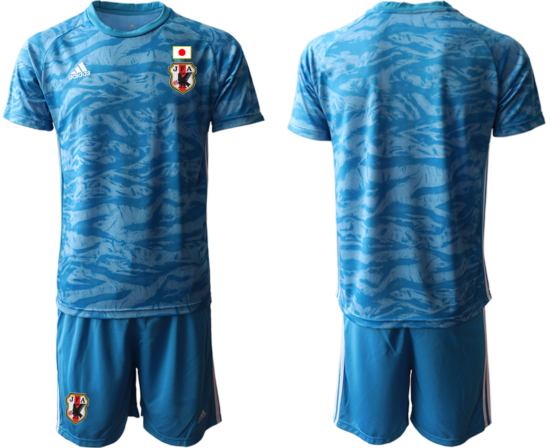 Men 2020-2021 Season National team Japan goalkeeper blue Soccer Jersey